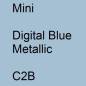 Preview: Mini, Digital Blue Metallic, C2B.